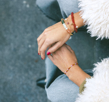 BURGUNDY BRACELET