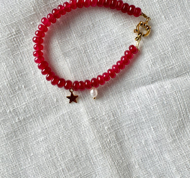 RED PEARL BRACELET